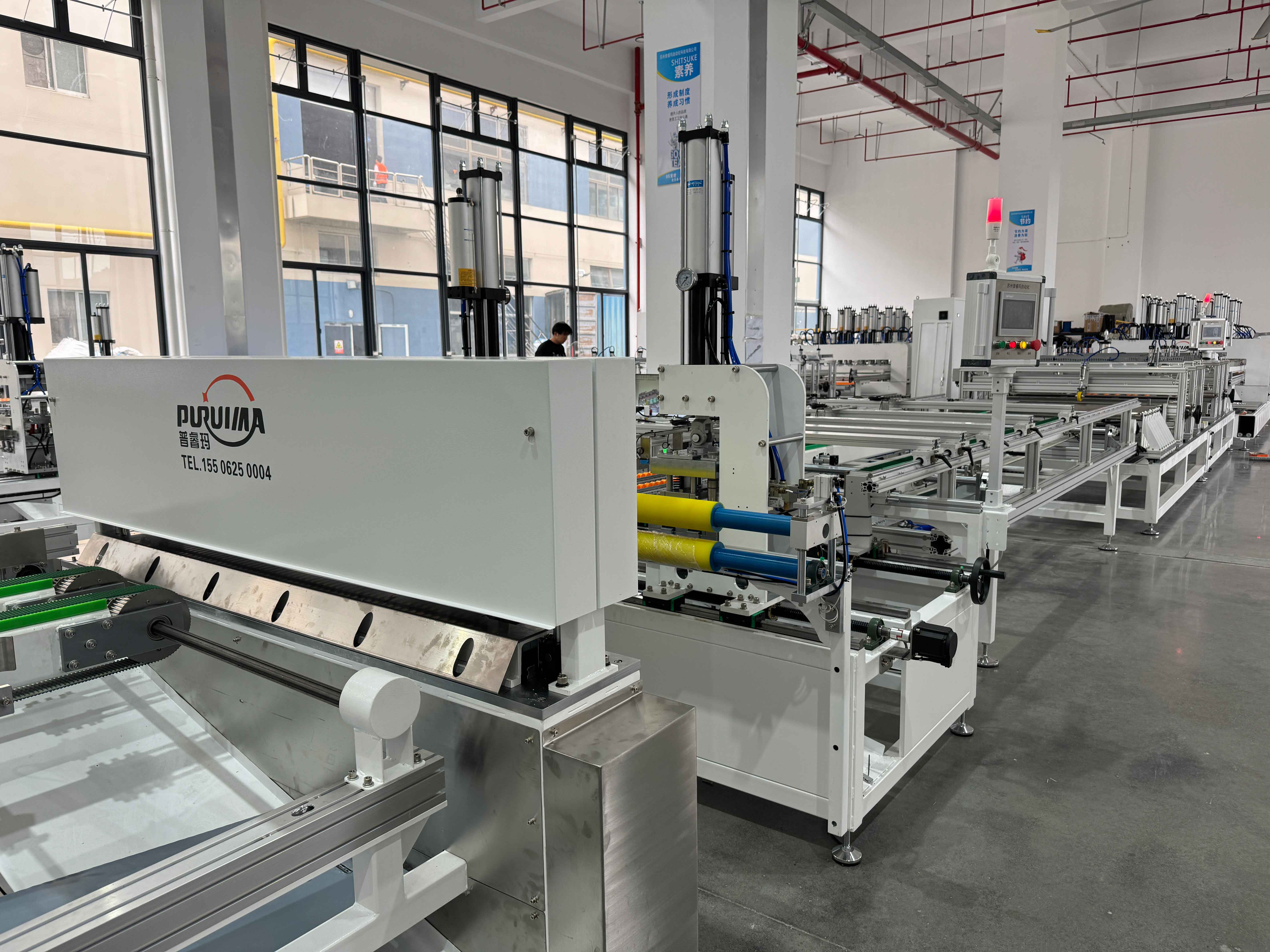 Rear end processing equipment for enclosure boxes